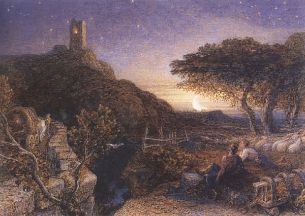 The Lonely Tower, Samuel Palmer